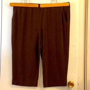 3/$30 Stretchy Brown Culottes